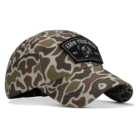 Earn Your Rest Patch Tactical Ripstop Mesh Snapback Hat