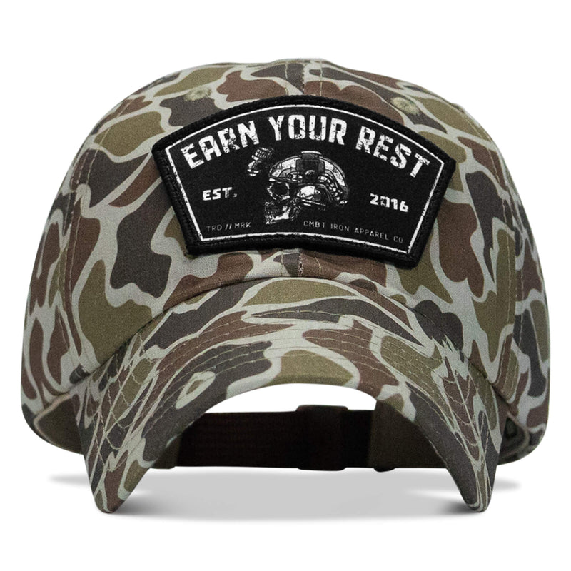 Load image into Gallery viewer, Earn Your Rest Patch Tactical Ripstop Mesh Snapback Hat
