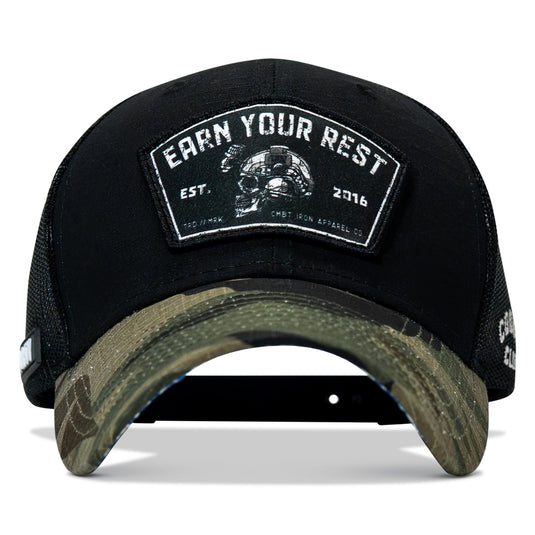 Earn Your Rest Patch Original Ripstop Snapback Hat