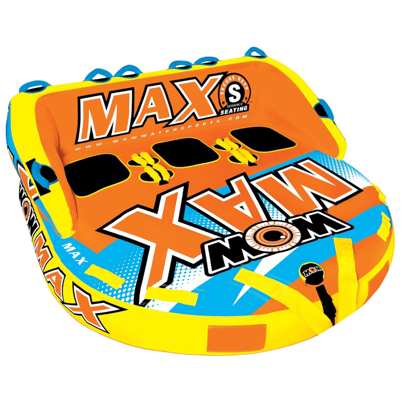 Load image into Gallery viewer, WOW Watersports Max Inflatable Towable Deck Tube for up to 3 Riders
