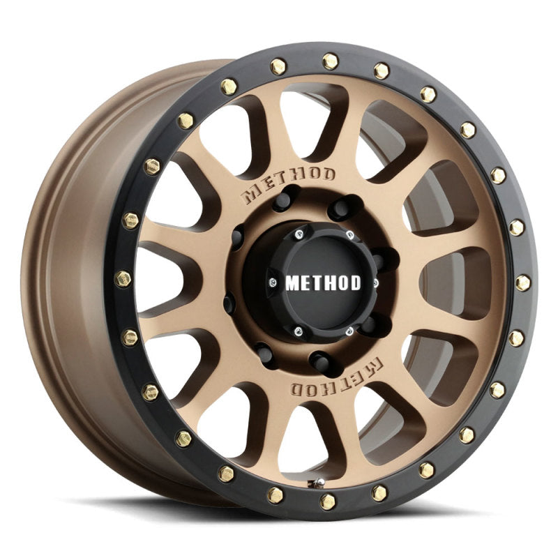Load image into Gallery viewer, Method MR305 NV HD 18x9 +18mm Offset 8x170 130.81mm CB Method Bronze/Black Street Loc Wheel
