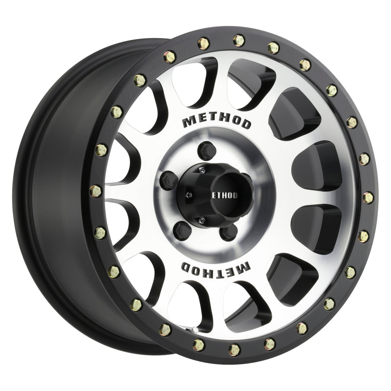 Load image into Gallery viewer, Method MR305 NV 16x8 0mm Offset 5x4.5 83mm CB Machined/Black Street Loc Wheel

