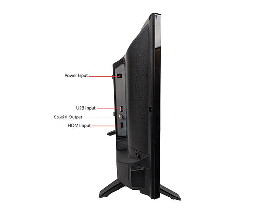 24" Supersonic 12 Volt AC/DC Widescreen LED HDTV with USB, SD Card Reader and HDMI