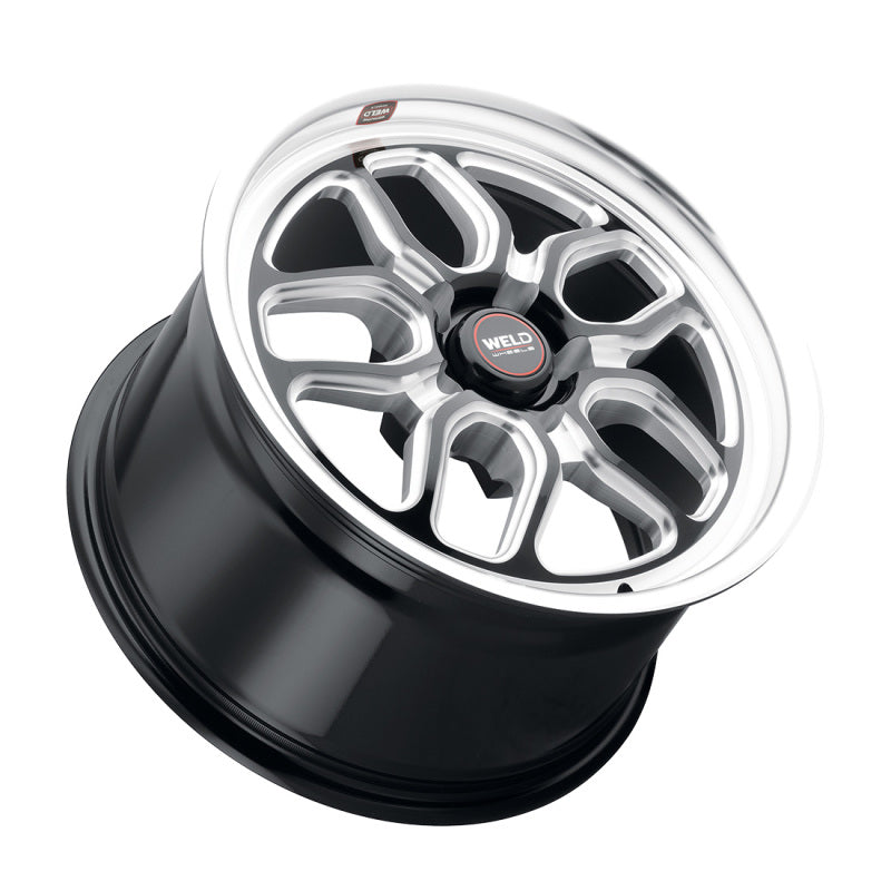 Load image into Gallery viewer, Weld S152 17X10 Laguna Drag 5X115 ET00 BS5.50 Gloss Black MIL Dia 78.1
