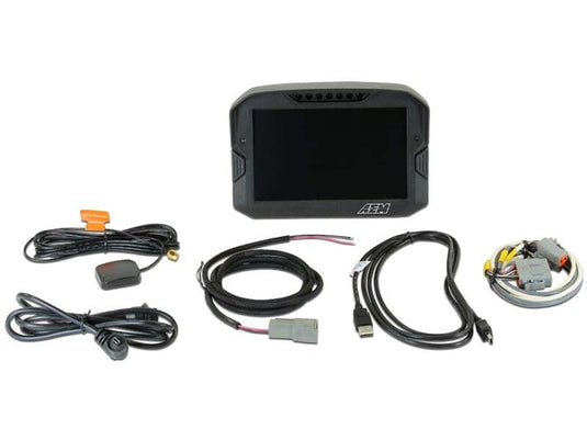 AEM Electronics Digital Dash, CD-7LG, Carbon Housing, Data Logging, GPS, CAN Bus, Kit