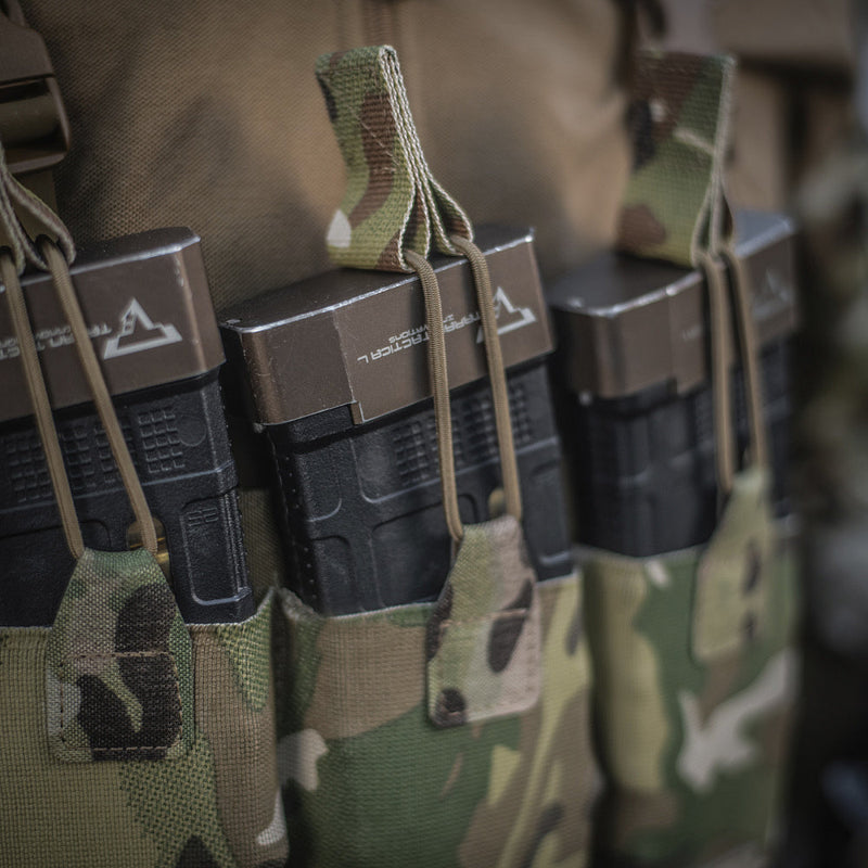 Load image into Gallery viewer, M-Tac Elastic Triple Mag Pouch Elite Laser Cut
