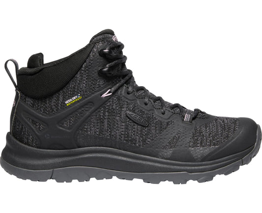 Women's Keen Terradora II Mid Waterproof, Goat/Crown Blue, 6.5 B Medium - Skoutley Outdoors LLC