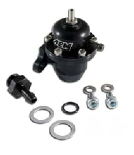 AEM Electronics Fuel Pressure Regulator Black Honda Acura
