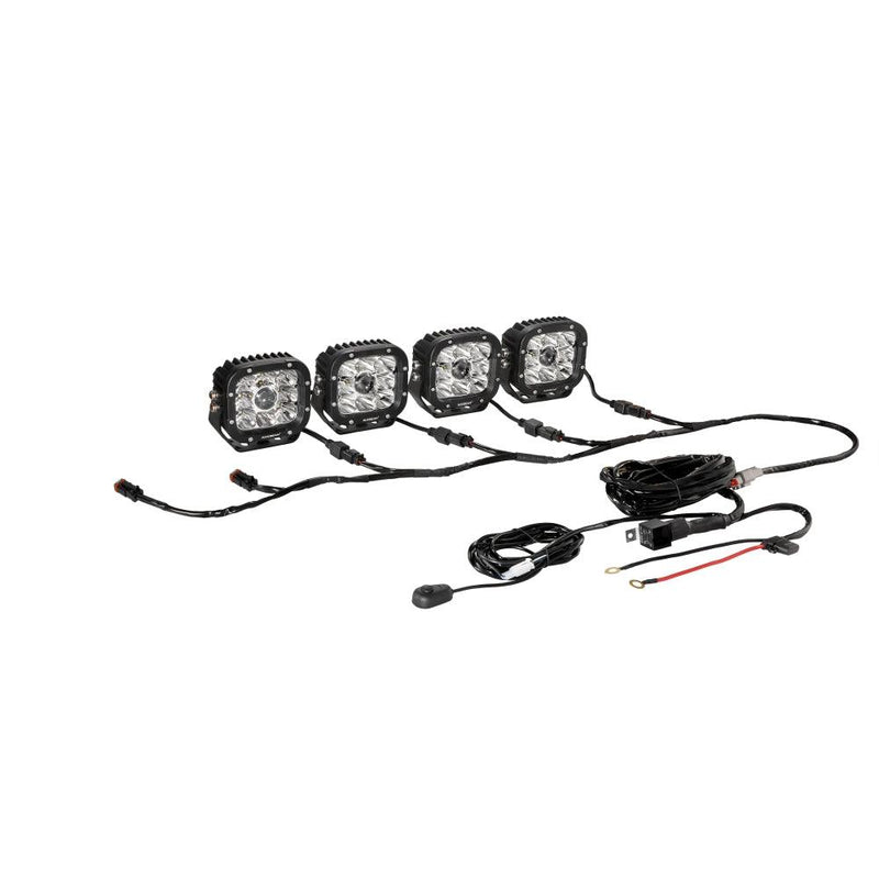 Load image into Gallery viewer, 6-LED Pod Light Power Wiring Harness Kit with 2 PIN DT Plug
