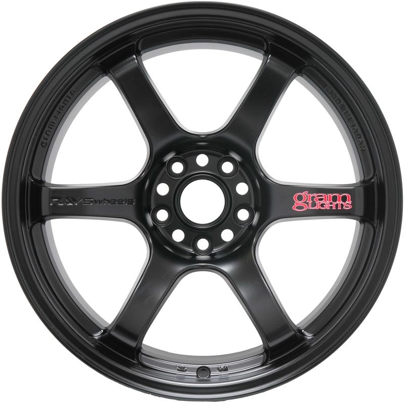 Load image into Gallery viewer, Gram Lights 57DR 17x9.0 +22 5x114.3 Semi Gloss Black Wheel
