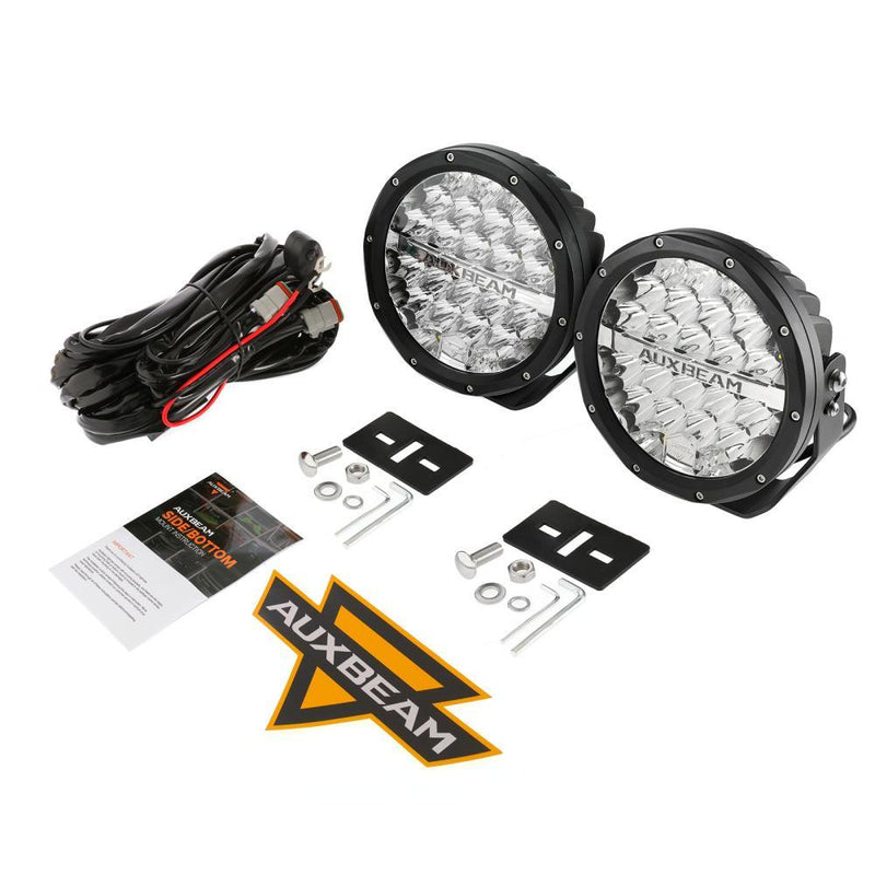 Load image into Gallery viewer, (2pcs/set) 7 Inch 240W Round Offroad LED Driving Lights with DRL+Amber/Black Covers(Optional) for SUV ATV UTV Trucks Pickup Boat
