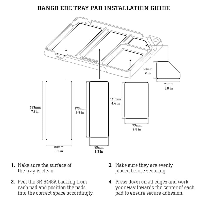 Load image into Gallery viewer, EDC Tray with DTEX Pads
