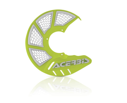 Acerbis X-Brake Vented Disc Cover - Flo-Yellow/White 2449494310