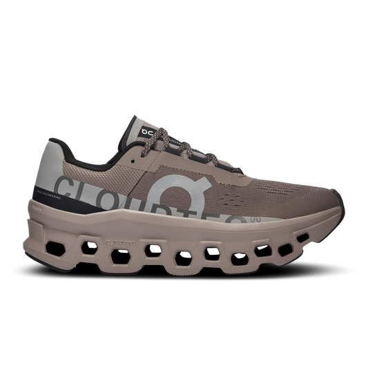 Women's On Cloudmonster, Cinder/Fog, 5 B Medium - Skoutley Outdoors LLC