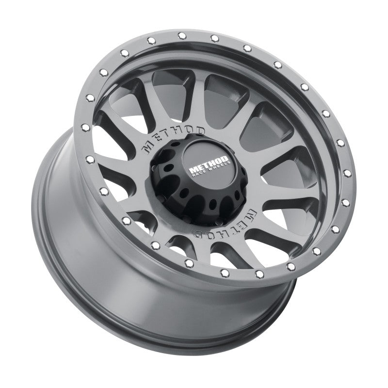 Load image into Gallery viewer, Method MR605 NV 20x10 -24mm Offset 8x170 124.9mm CB Gloss Titanium Wheel
