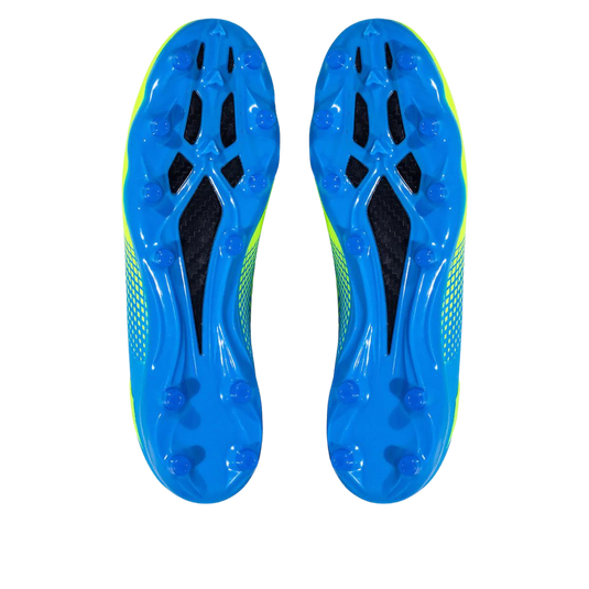Quantum Energy Flag Football Cleats - Columbia Blue & Slime