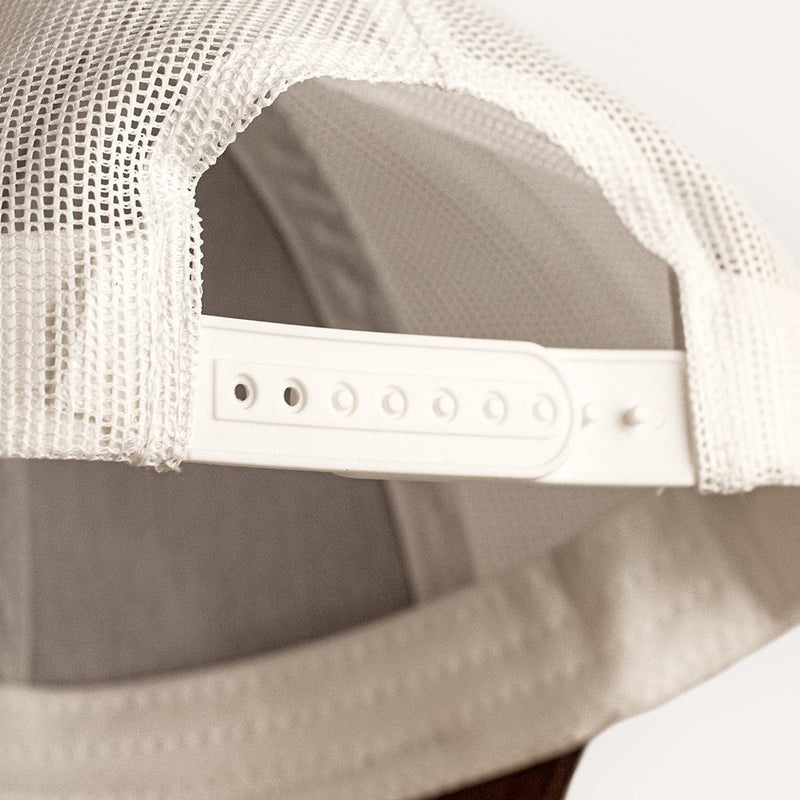 Load image into Gallery viewer, Elakai Embroidered Mountain Patch Low-Profile Trucker Hat
