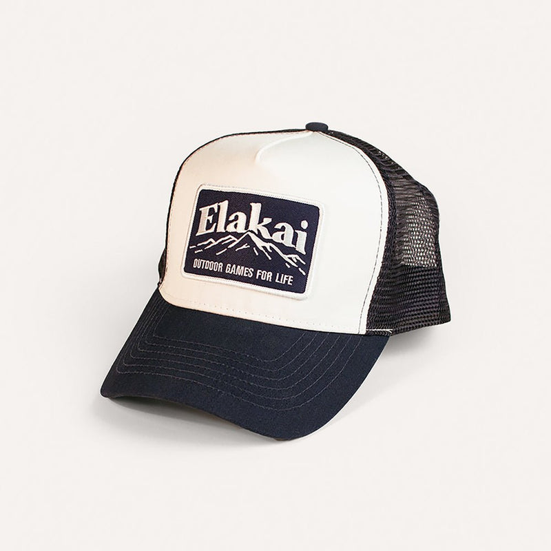 Load image into Gallery viewer, Elakai Mountain Patch Trucker Hat
