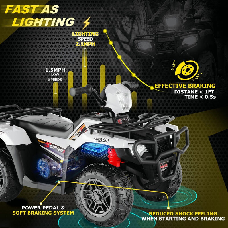 Load image into Gallery viewer, Electric 12V ATV Quad for Kids with 2 Speeds and 2x30W Motor
