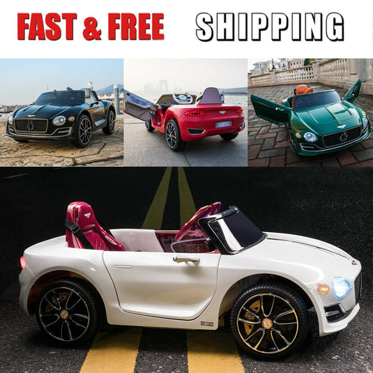 Electric 12V Kids Ride On Car with 2.4G Remote Control - Bentley Style GT Coupe EXP12