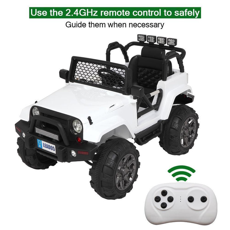 Load image into Gallery viewer, Electric 12V Kids Ride On Car with Remote Control and LED Lights - Perfect Gift for Little Drivers!
