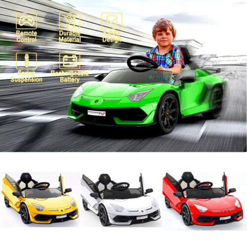 Electric 12V Kids Ride-On Sports Car with LED Remote Control