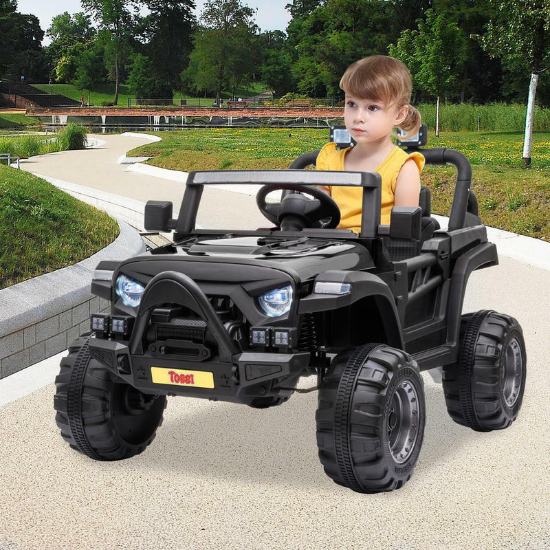 Load image into Gallery viewer, Electric 12V Off-Road Car with Remote Control - Black
