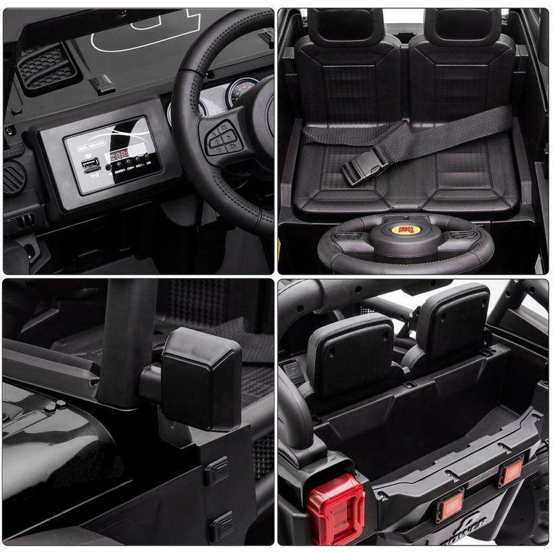 Load image into Gallery viewer, Electric 12V Off-Road Car with Remote Control - Black
