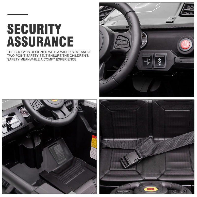 Load image into Gallery viewer, Electric 12V Off-Road Car with Remote Control - Black
