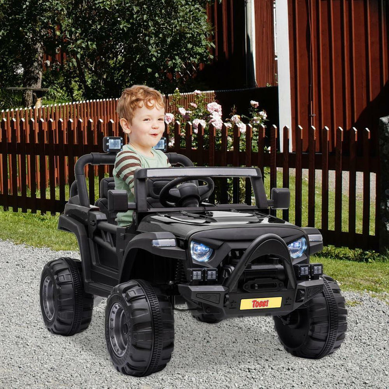 Load image into Gallery viewer, Electric 12V Off-Road Car with Remote Control - Black
