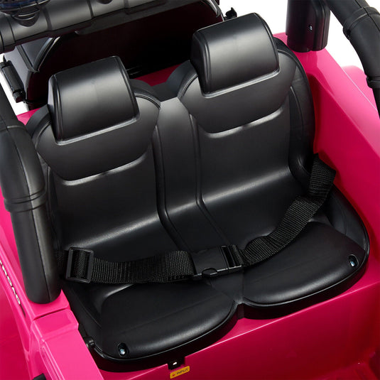 Electric 12V Pink Kids Ride On Jeep with USB, LED, Bluetooth, and RC Control