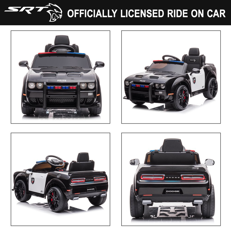 Load image into Gallery viewer, Electric 12V Police Car for Kids with Remote Control - Fun and Safe Ride-On Toy
