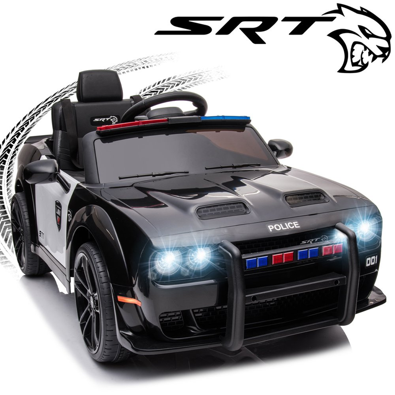 Load image into Gallery viewer, Electric 12V Police Car for Kids with Remote Control - Fun and Safe Ride-On Toy
