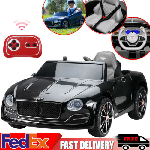 Load image into Gallery viewer, Electric 12v Ride-On Car for Kids with Remote Control, LED Lights, MP3 Player, and 2 Seats - Bentley Style
