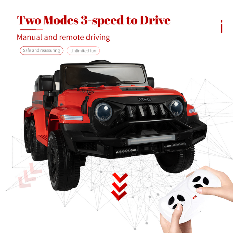 Load image into Gallery viewer, Electric 2-Door Kids Ride On Car with Remote Control, MP3 Player, and LED Lights - 24V
