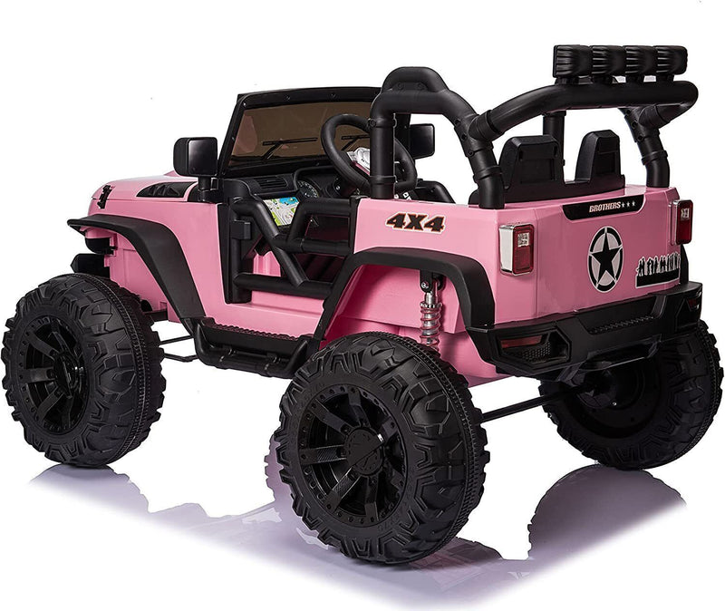 Load image into Gallery viewer, Electric 2-Seater Jeep for Kids with 400W Motor, LED Lights, and 24V Battery

