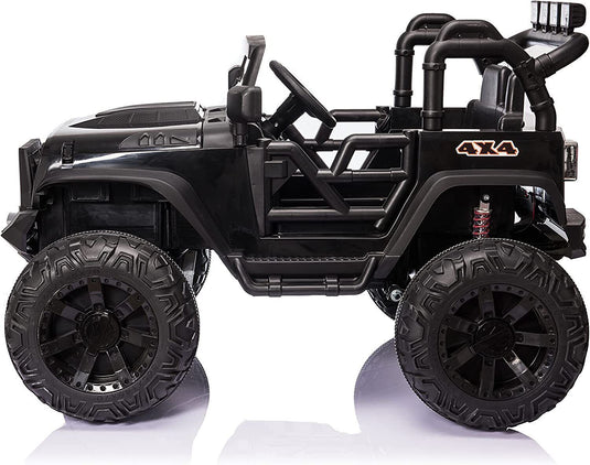 Electric 2-Seater Jeep for Kids with 400W Motor, LED Lights, and 24V Battery
