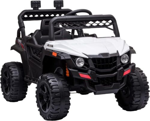 Load image into Gallery viewer, Electric 2-Seater Jeep for Kids with MP3 and LED Lights - 12V Battery Powered for Safe Fun!
