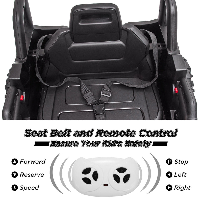 Load image into Gallery viewer, Electric 2-Seater Jeep for Kids with MP3 and LED Lights - 12V Battery Powered for Safe Fun!
