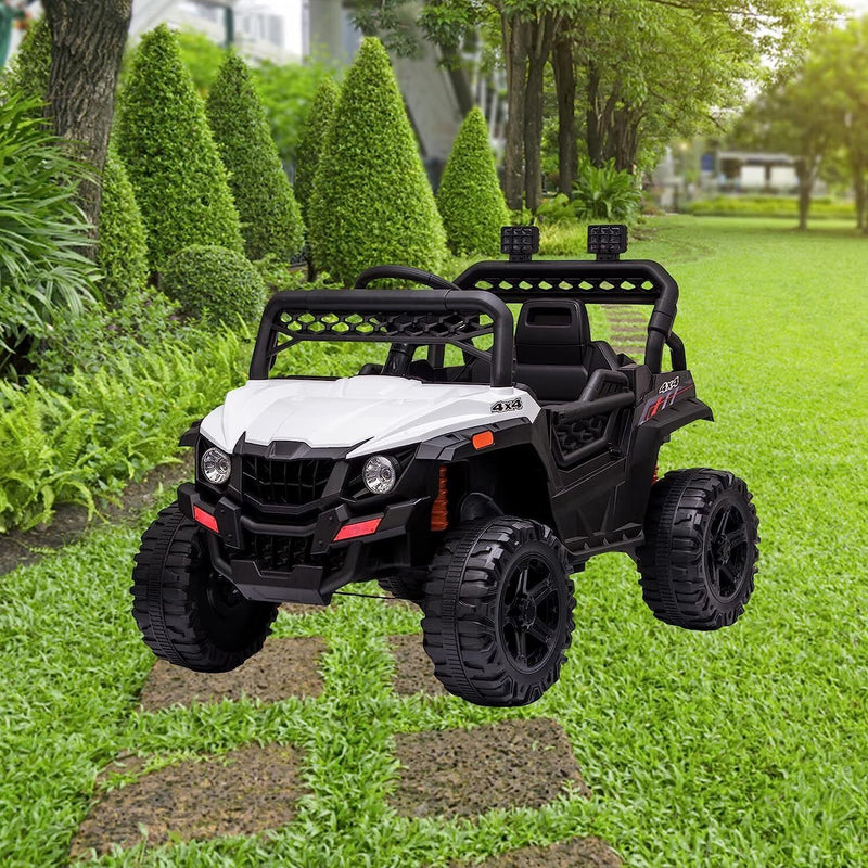 Load image into Gallery viewer, Electric 2-Seater Jeep for Kids with MP3 and LED Lights - 12V Battery Powered for Safe Fun!
