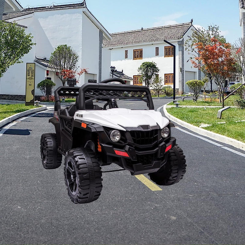 Load image into Gallery viewer, Electric 2-Seater Jeep for Kids with MP3 and LED Lights - 12V Battery Powered for Safe Fun!
