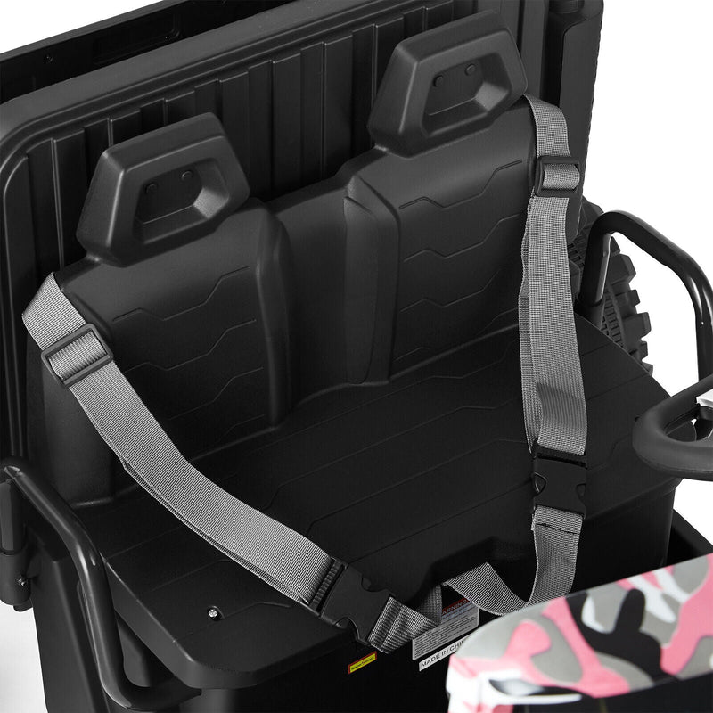 Load image into Gallery viewer, Electric 2-Seater Kids Ride On Truck Tractor with Trailer and Remote Control - 3 Speeds, Pink
