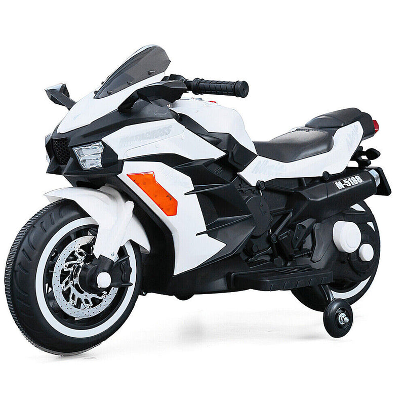Load image into Gallery viewer, Electric 2-Wheel Kids Motorbike with Music and LED Lights - 12V Battery Powered
