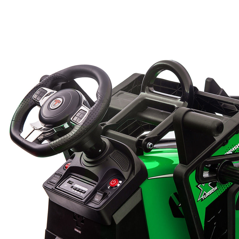 Load image into Gallery viewer, Electric 24V Tractor with Remote Control and Detachable Trailer - Perfect for Kids&#39; Excavator Adventures!
