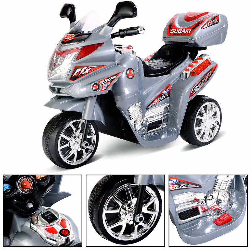 Load image into Gallery viewer, Electric 3-Wheel Kids Ride-On Motorcycle with 6V Battery Power - Fun and Exciting Toy for Young Riders!
