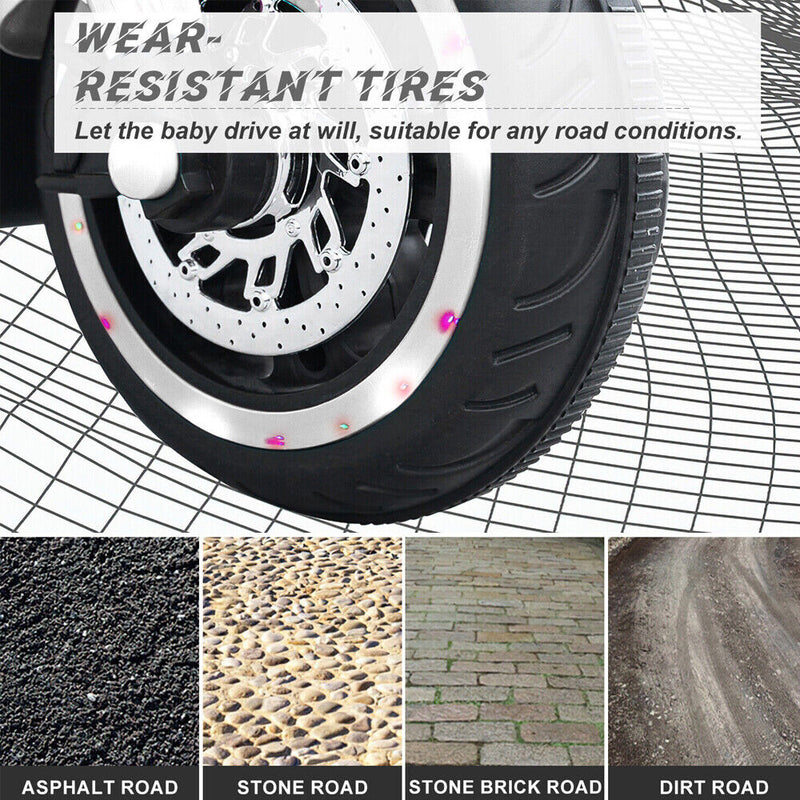 Load image into Gallery viewer, Electric 3 Wheel Motorbike for Kids with Music and LED Lights - 12V Battery Powered
