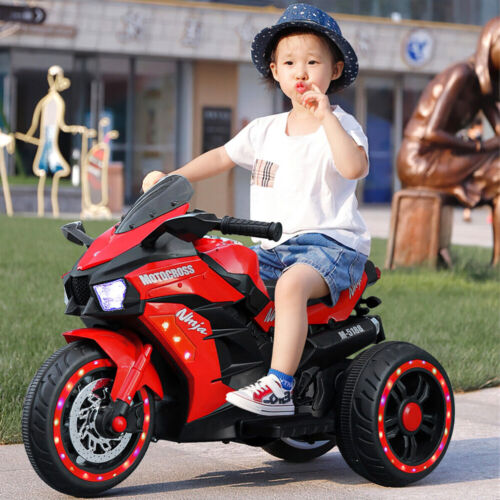 Load image into Gallery viewer, Electric 3-Wheel Motorbike for Kids with Rechargeable 12V Battery
