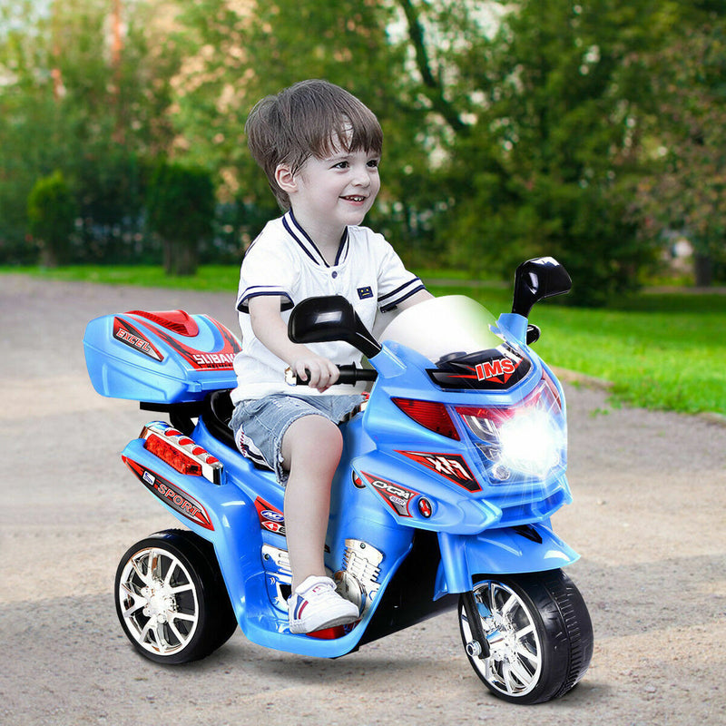 Load image into Gallery viewer, Electric 3-Wheel Motorcycle for Kids - 6V Battery Powered Ride-On Bike
