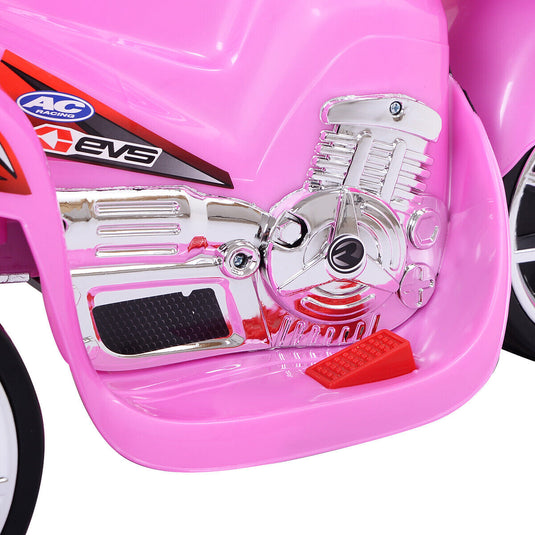 Electric 3-Wheel Ride On Motorcycle for Kids - 6V Battery Powered Bicycle for Christmas Fun