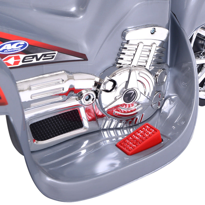 Load image into Gallery viewer, Electric 3-Wheel Ride On Motorcycle for Kids - Gray
